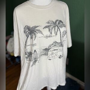 Tropical Graphic Tee 100% Cotton